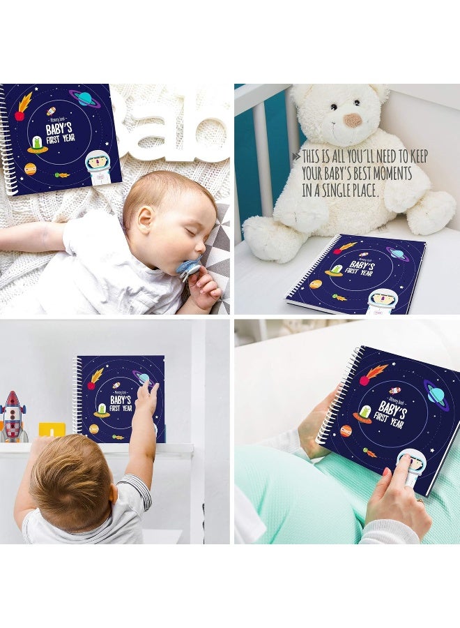 Unconditional rosie Astronaut Baby's First Year Memory Book - Image 4